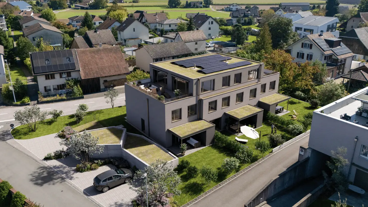Row house for sale - Am Bach 1, 5604 Hendschiken