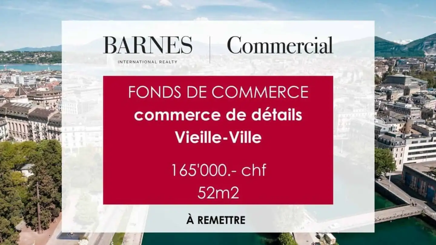 Commercial à vendre - 1204 Genève