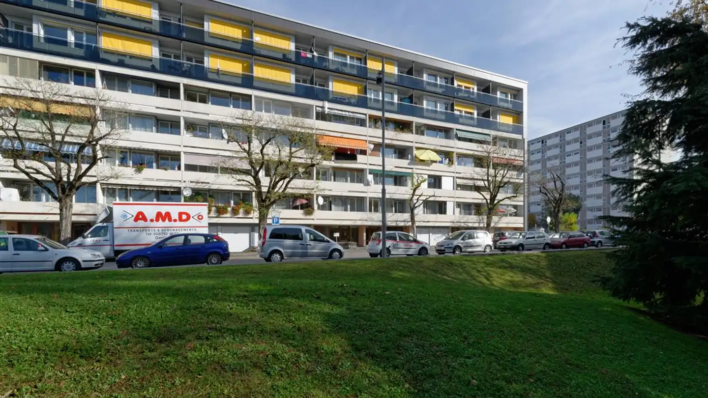 Outdoor parking space for rent - Rue De La Golette 2, 1217 Meyrin