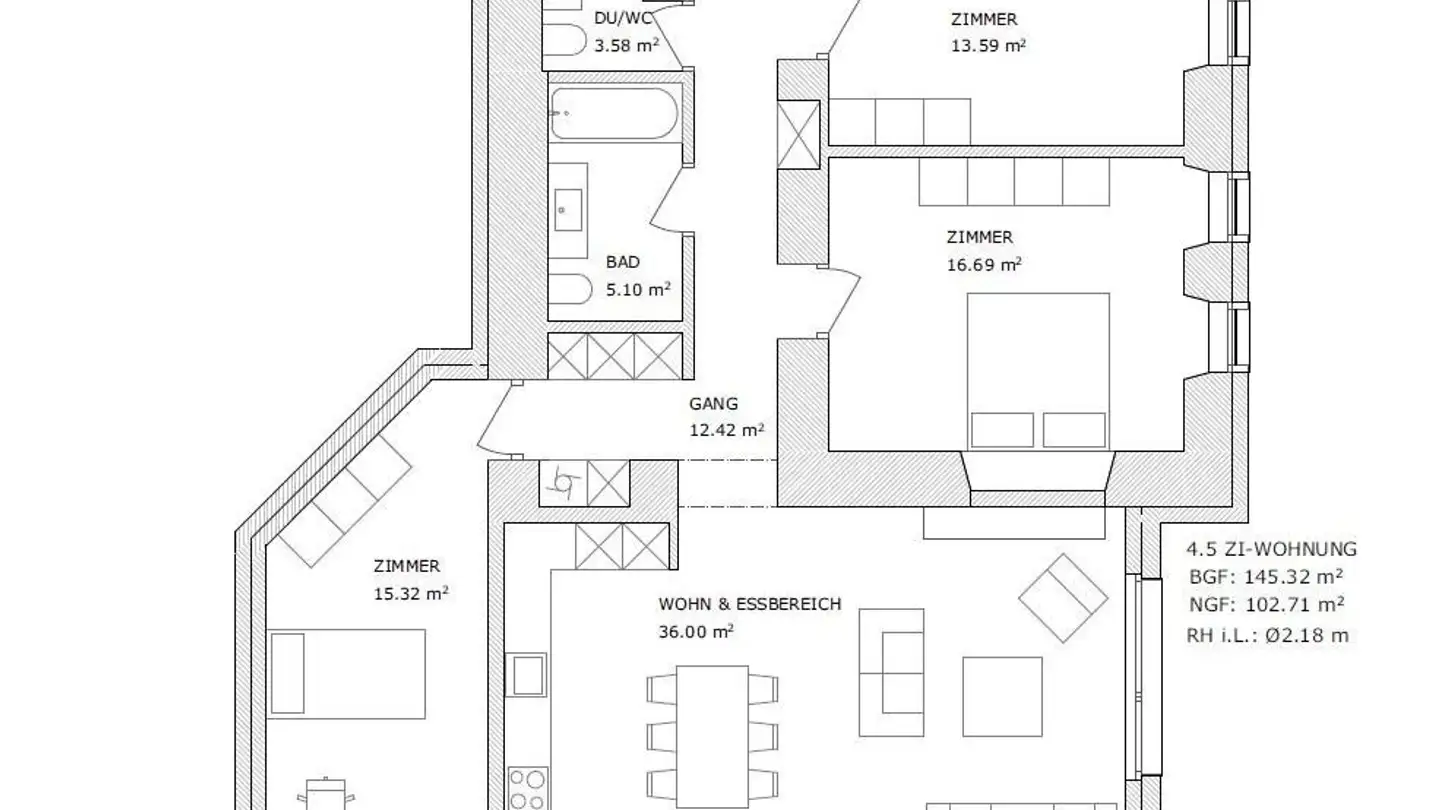 Wohnung mieten - Bielmattenstrasse, 3922 Stalden VS