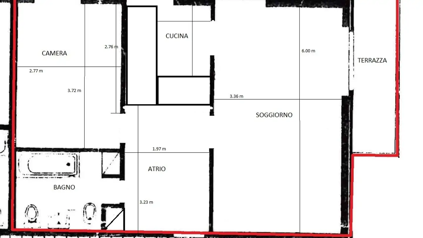 Attic flat for rent - Via Al Giardino 4, 6598 Tenero - Photo 4