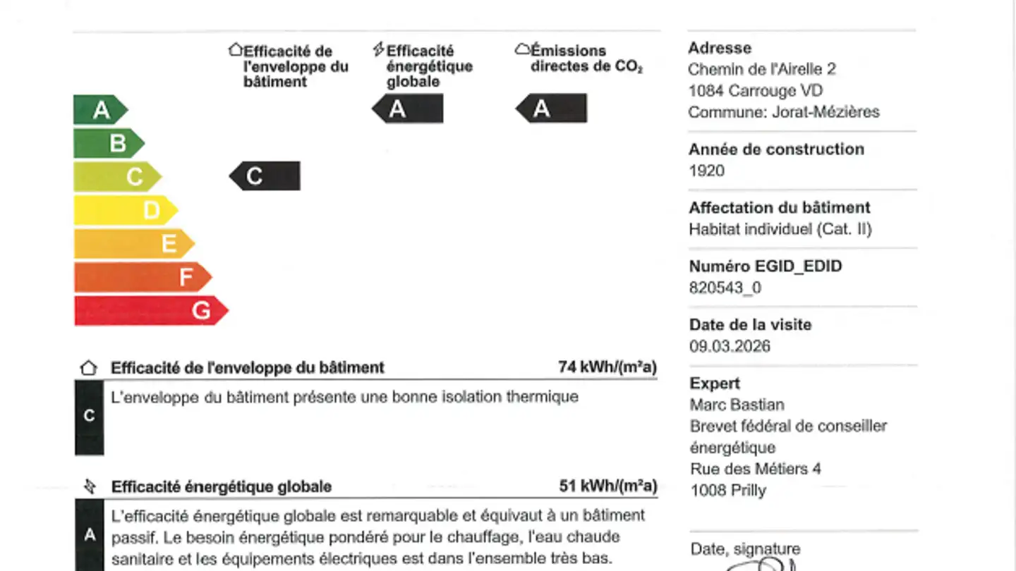 Villa in vendita - 1084 Carrouge VD