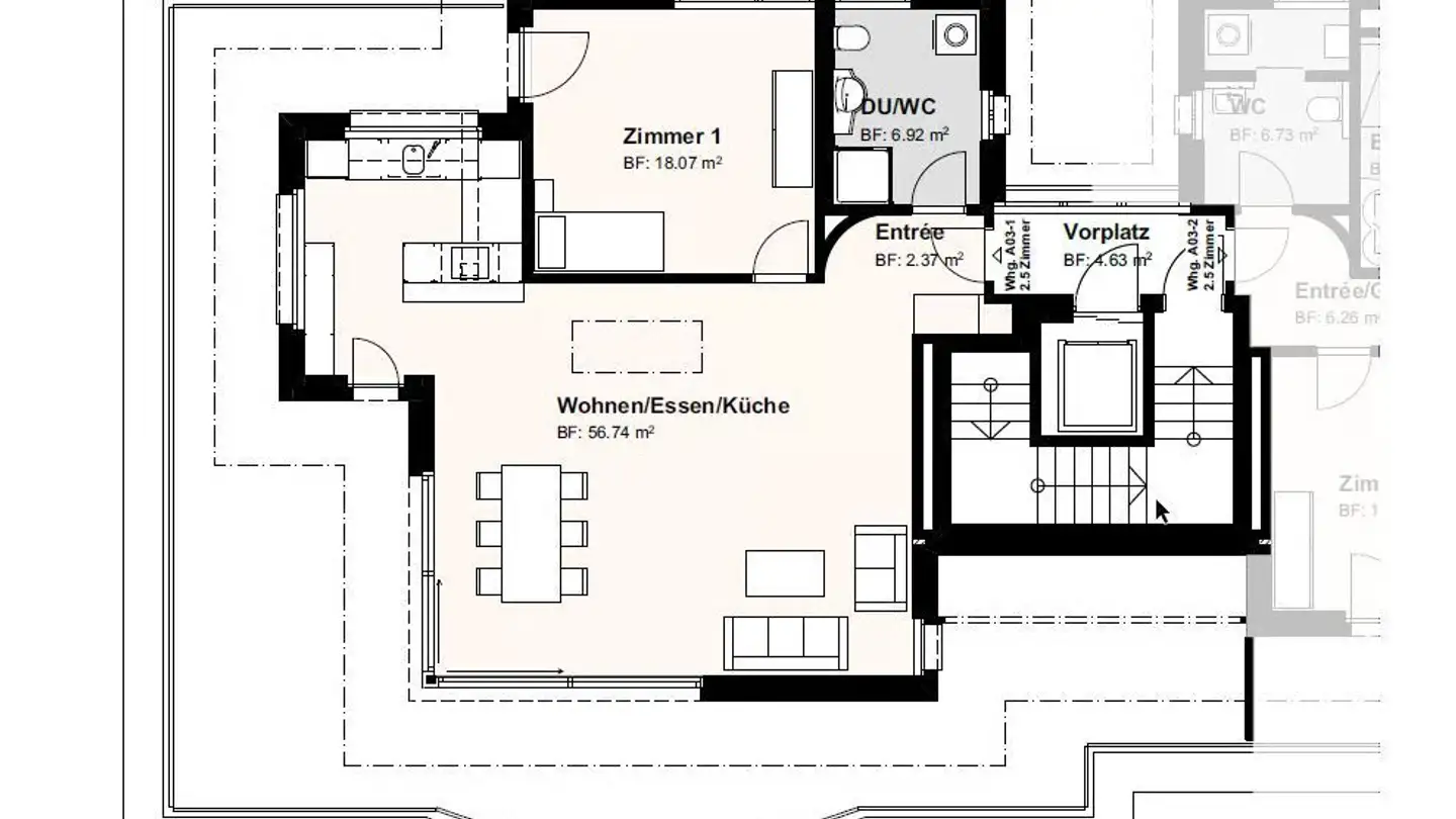 Penthouse for rent - Rennimattstrasse 21, 4242 Laufen - Photo 2