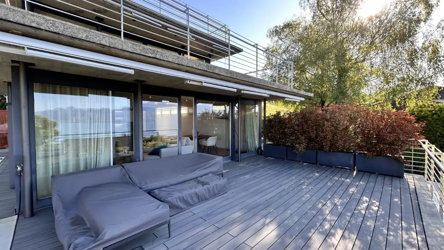 Terrassenwohnung mieten - Chemin de Gotta d'Or 7, 1095 Lutry - Foto 3