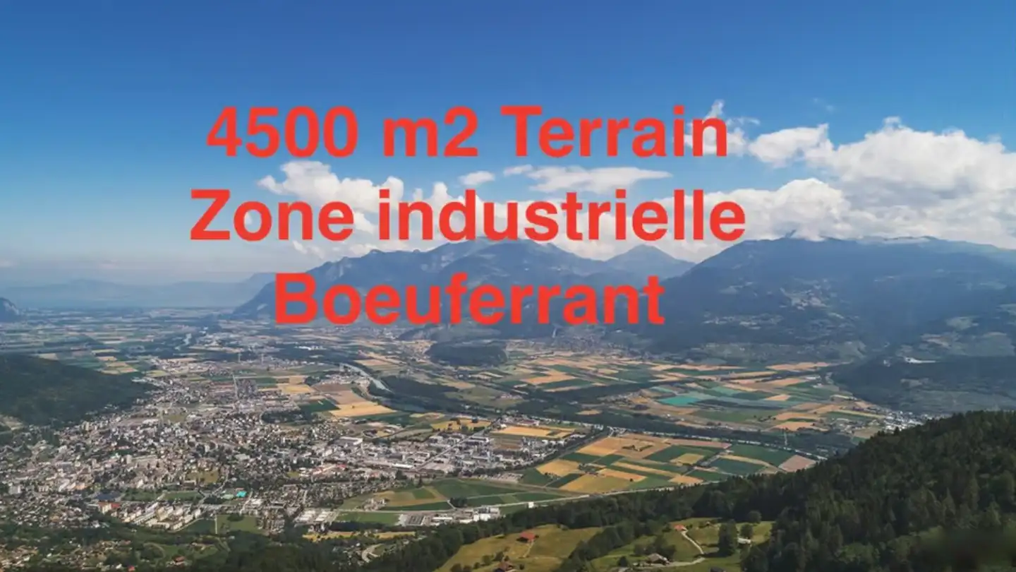 Terrain constructible à vendre - 1870 Monthey
