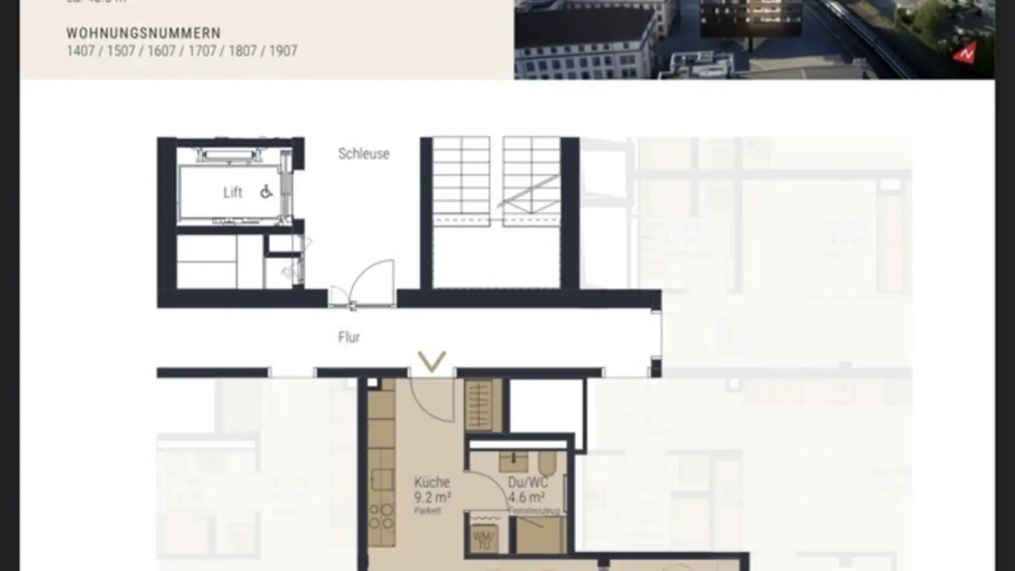 Wohnung mieten - Brown Boveri Platz 4, 5400 Baden - Foto 2