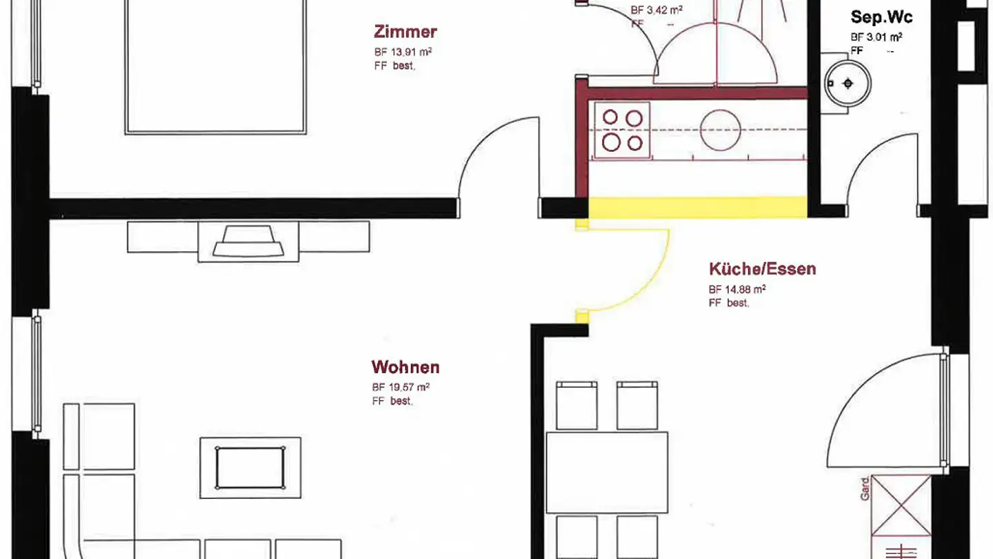 Appartamento in affitto - Dorfstrasse 47, 7405 Rothenbrunnen - Photo 4