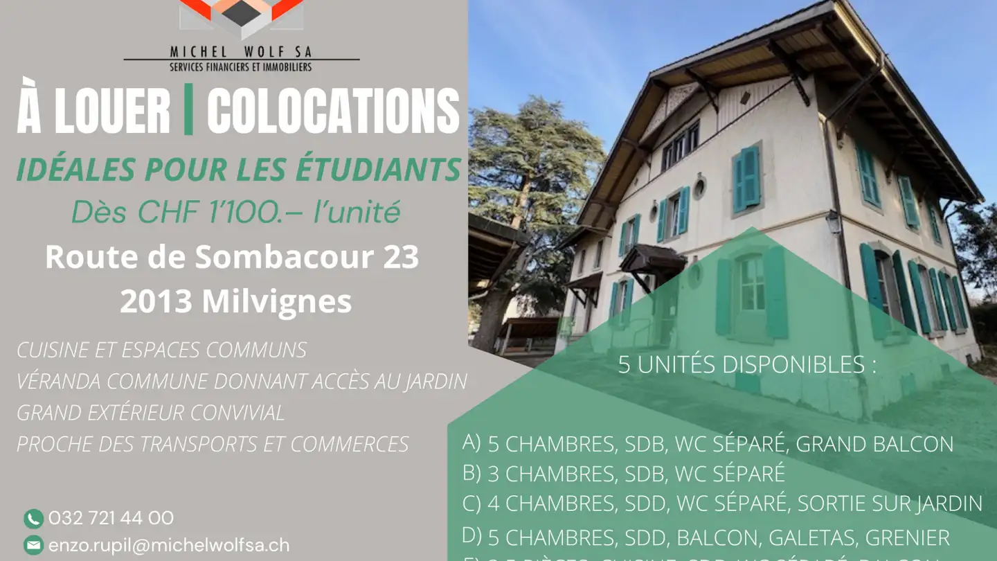 Apartment for rent - Route De Sombacour, 2013 Colombier NE - Photo 2