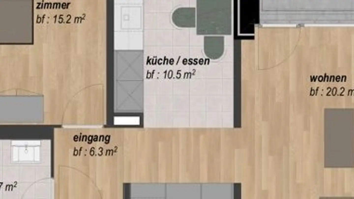 Wohnung mieten - Mattweg 6, 6037 Root - Foto 2