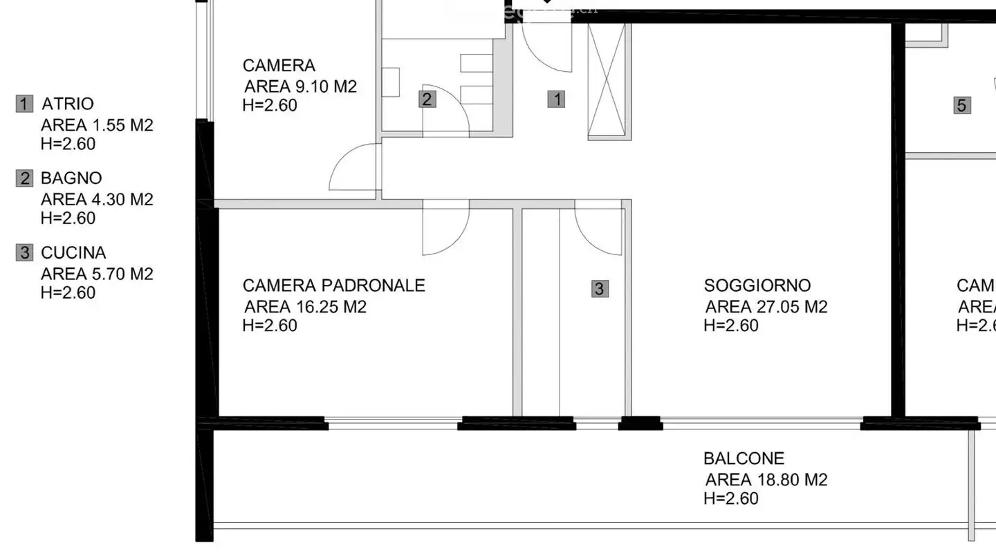 Wohnung mieten - Via Circonvallazione 4, 6952 Canobbio - Foto 2