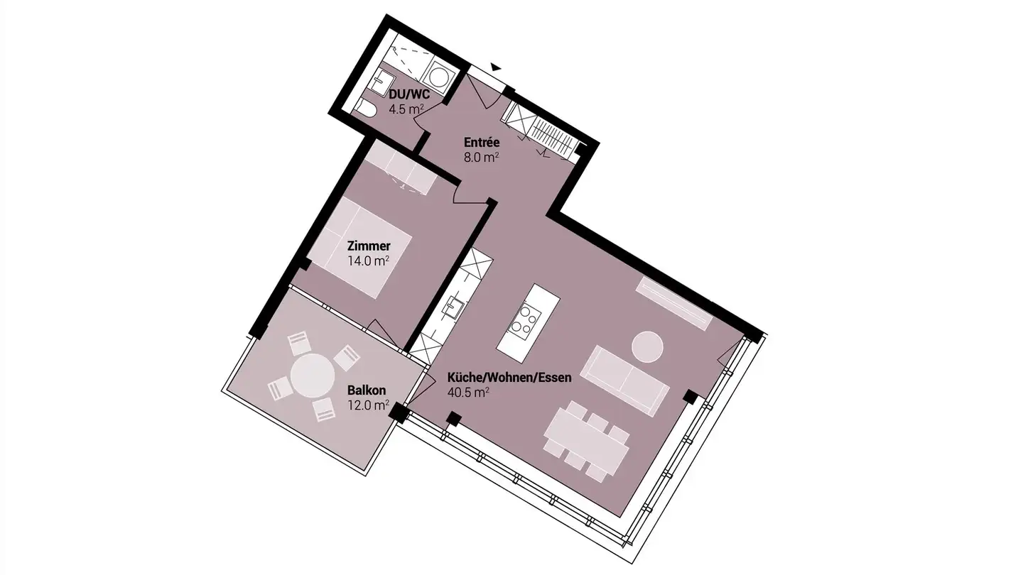 Wohnung mieten - Am Mattenhof 1, 6010 Kriens - Foto 3