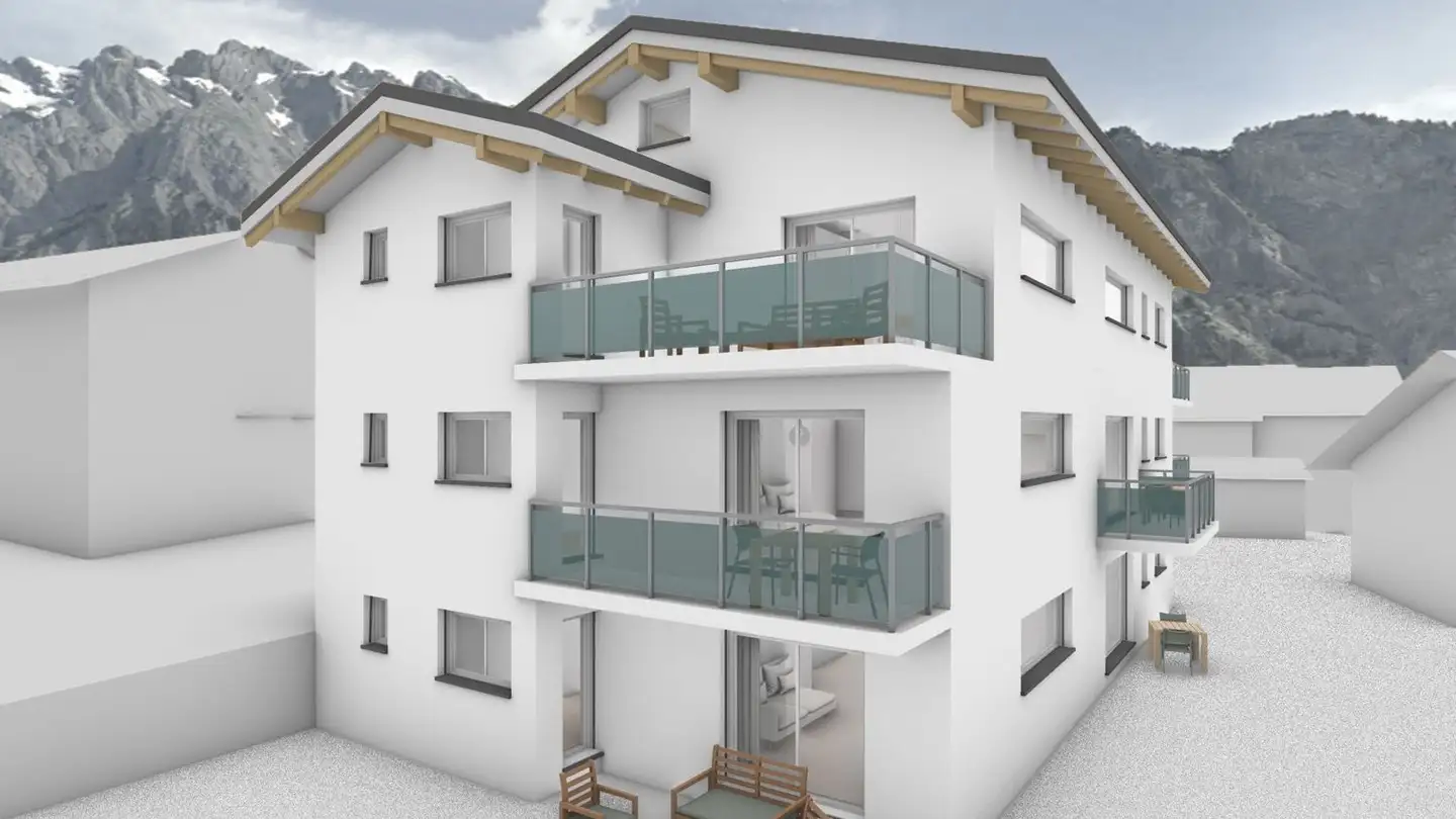 Attic flat for sale - Rue De Plane-Ville, 1955 Chamoson