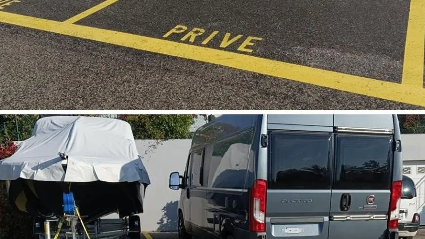 Place de parking extérieure à louer - 1162 St-Prex