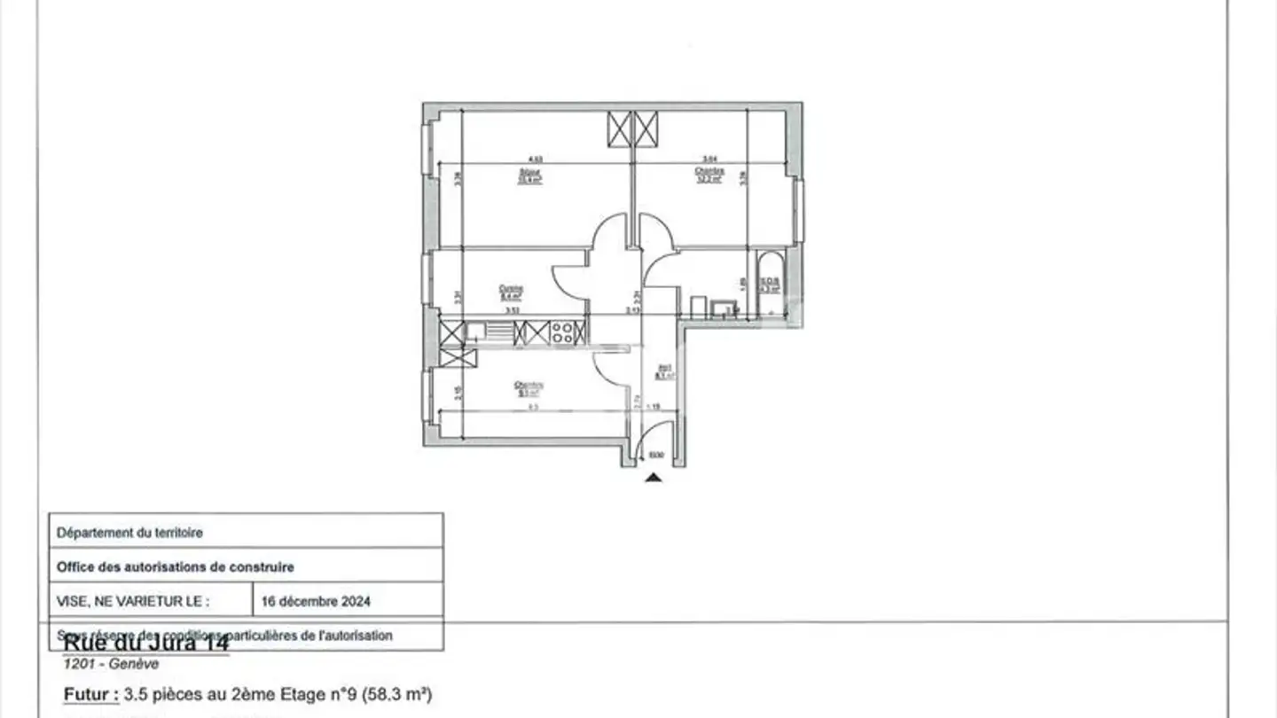 Wohnung mieten - Rue Du Jura 14, 1201 Genève