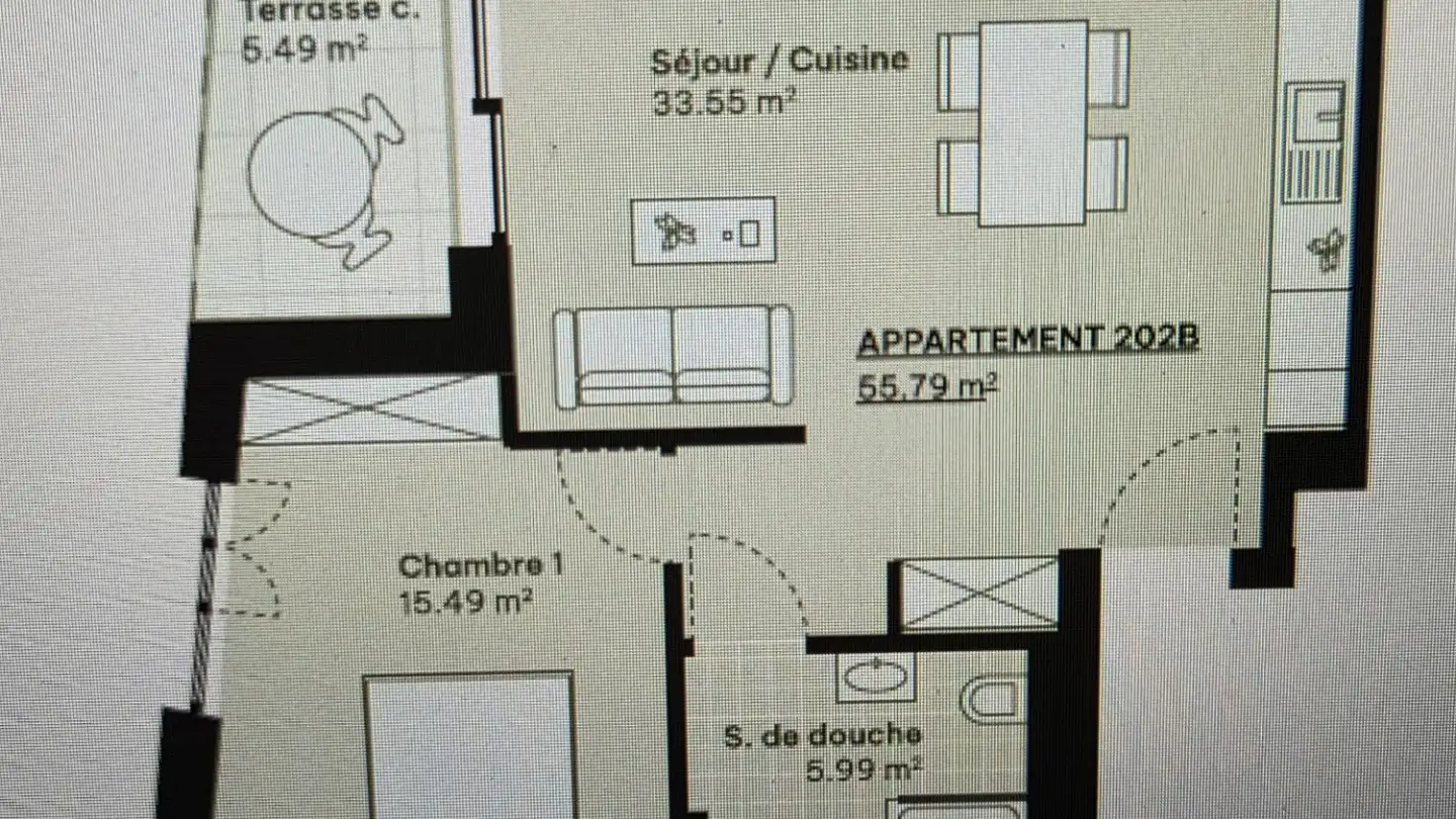 Wohnung mieten - 1806 St-Légier-La Chiésaz - Foto 4