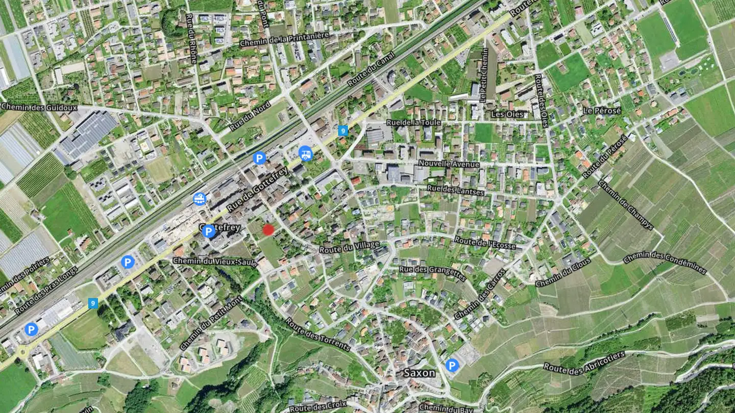 Parcheggio esterno in affitto - Rue résidentielle, 1907 Saxon - Foto 3