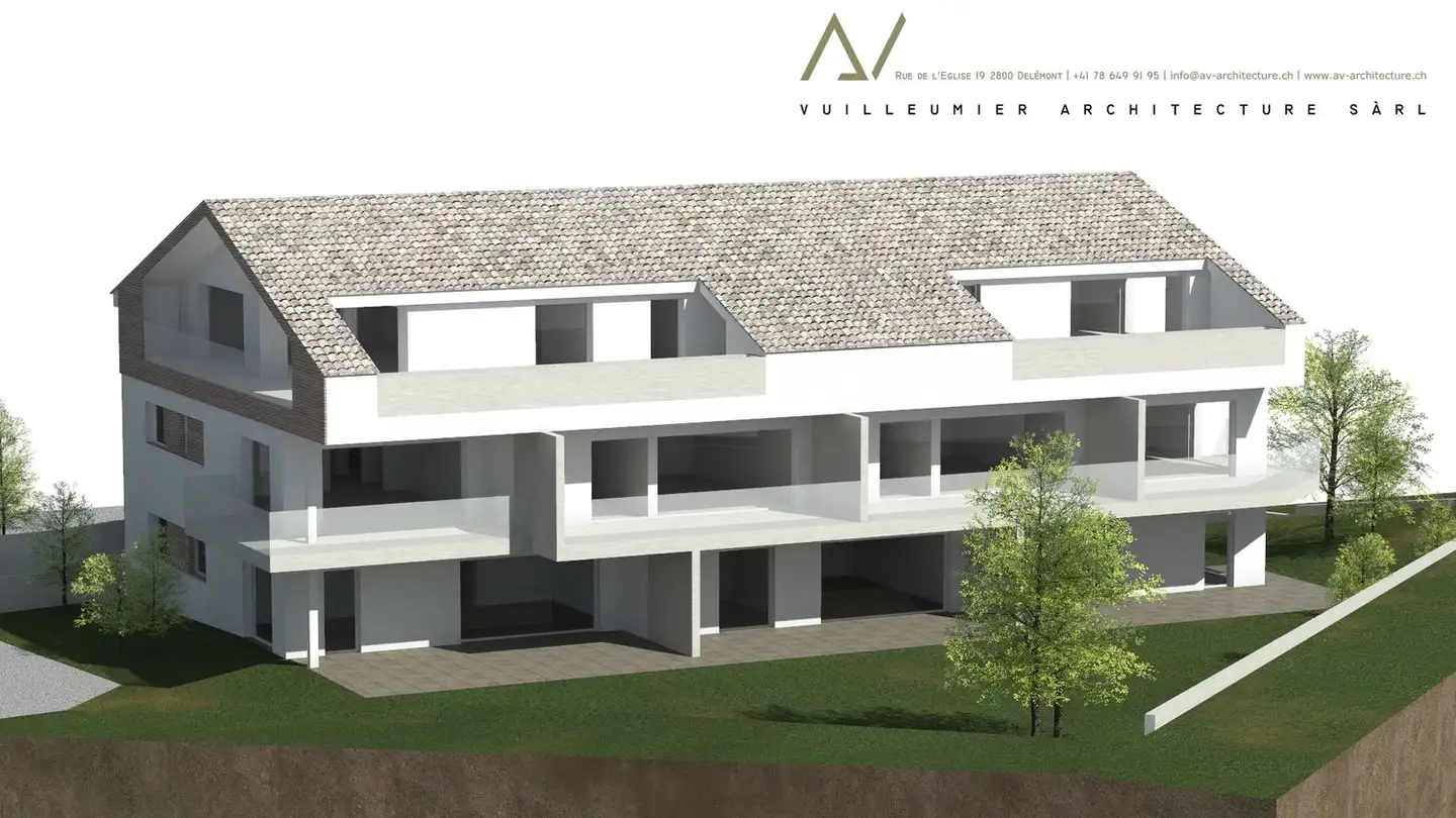 Apartment for rent - Rue de l'Eglise 19, 2822 Courroux