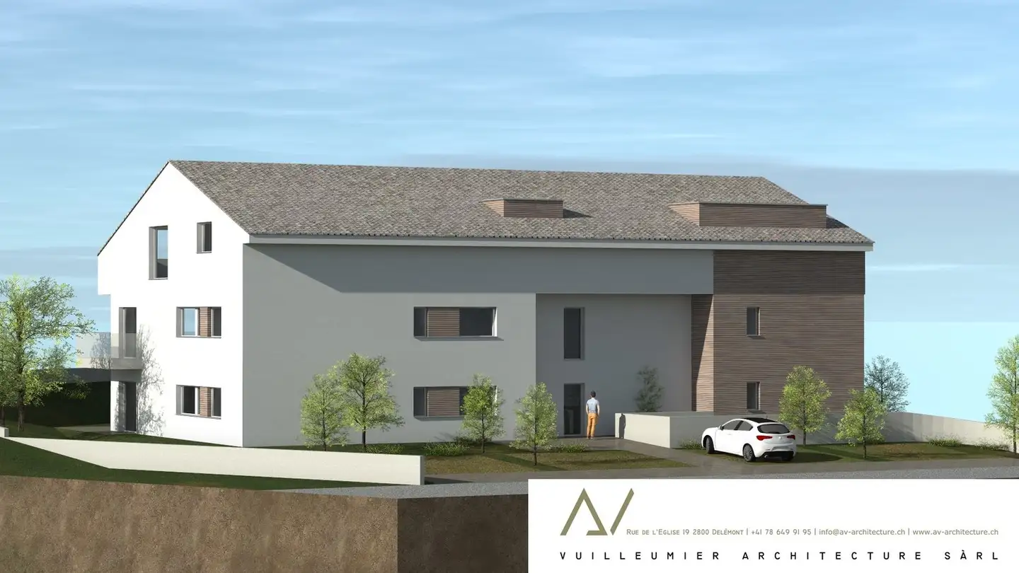 Apartment for rent - Rue de l'Eglise 19, 2822 Courroux - Photo 3