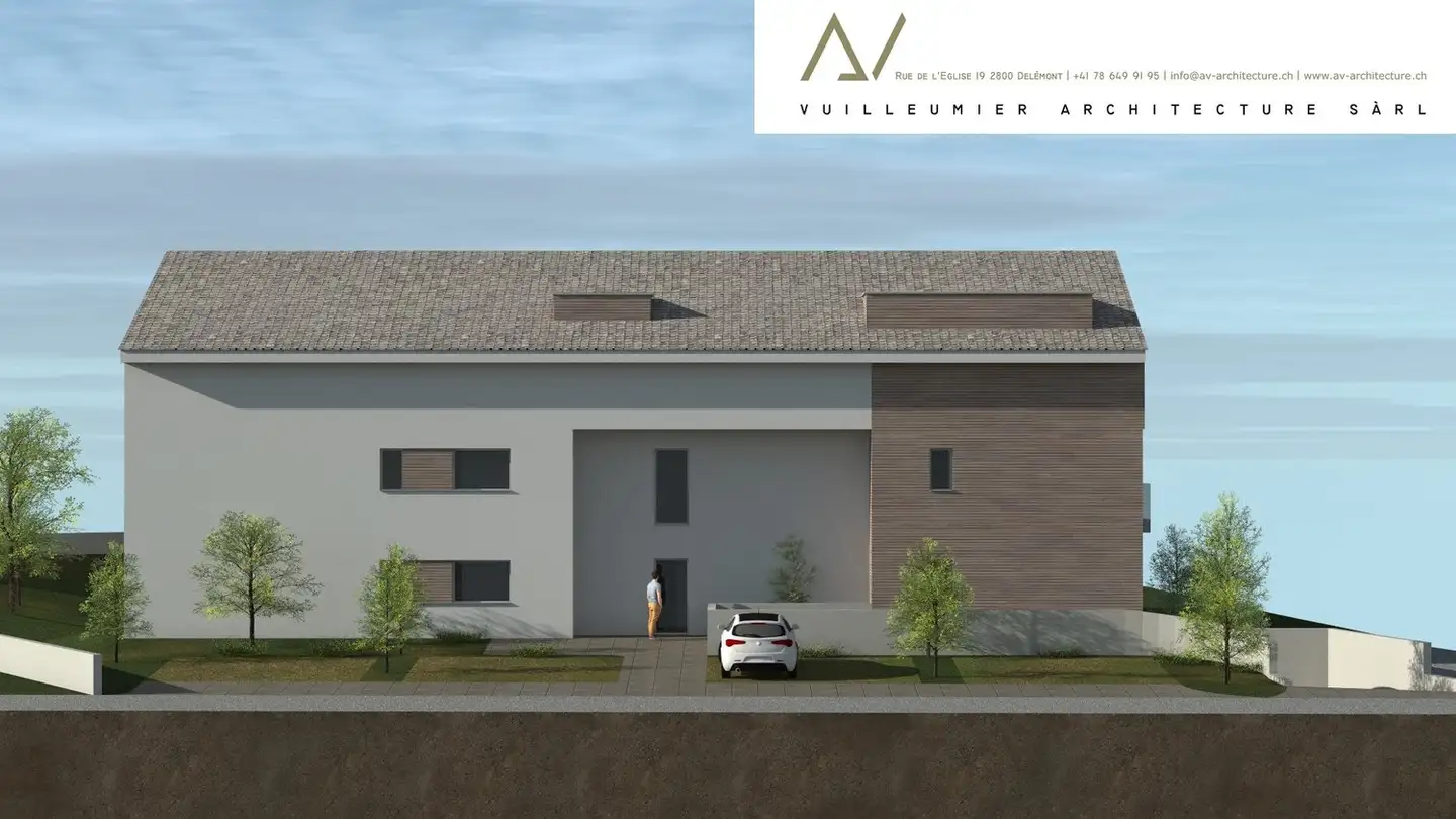 Apartment for rent - Rue de l'Eglise 19, 2822 Courroux - Photo 2