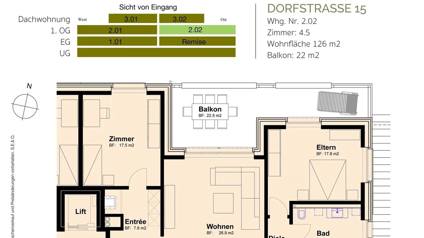 Appartement à louer - Dorfstrasse 15, 8374 Oberwangen TG - Photo 2