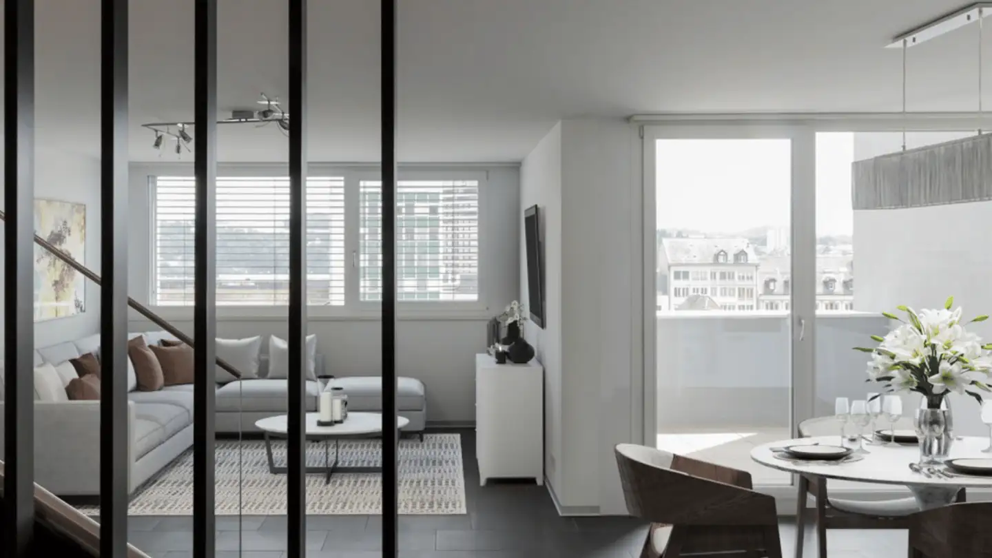 Attico in affitto - Rue Louis-d'Affry, 1700 Fribourg - Foto 2