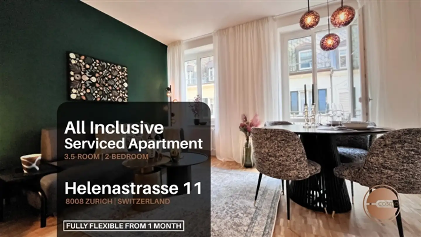 Appartement meublé à louer - 8008 Zürich