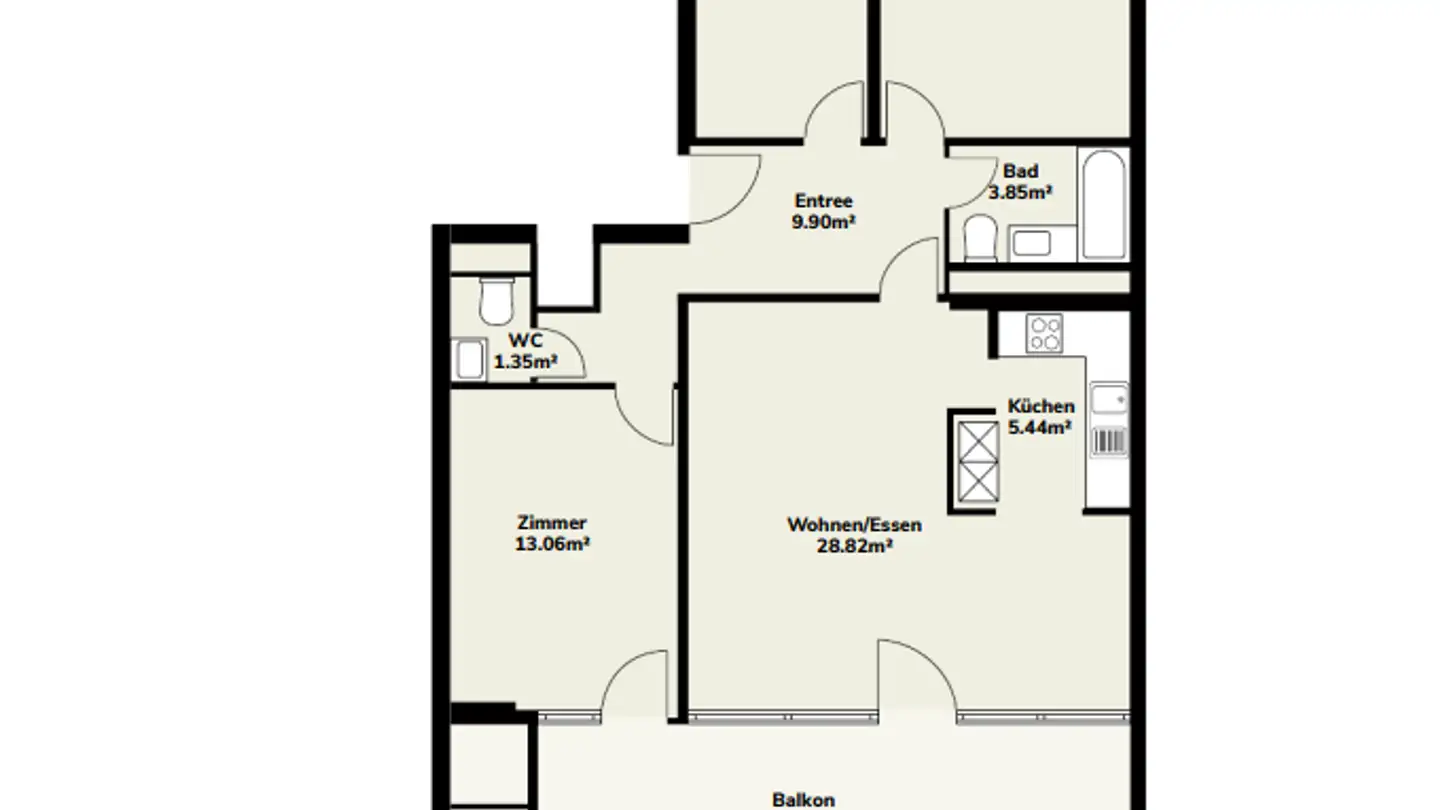 Appartamento in affitto - Delfterstrasse 43, 5004 Aarau - Foto 2