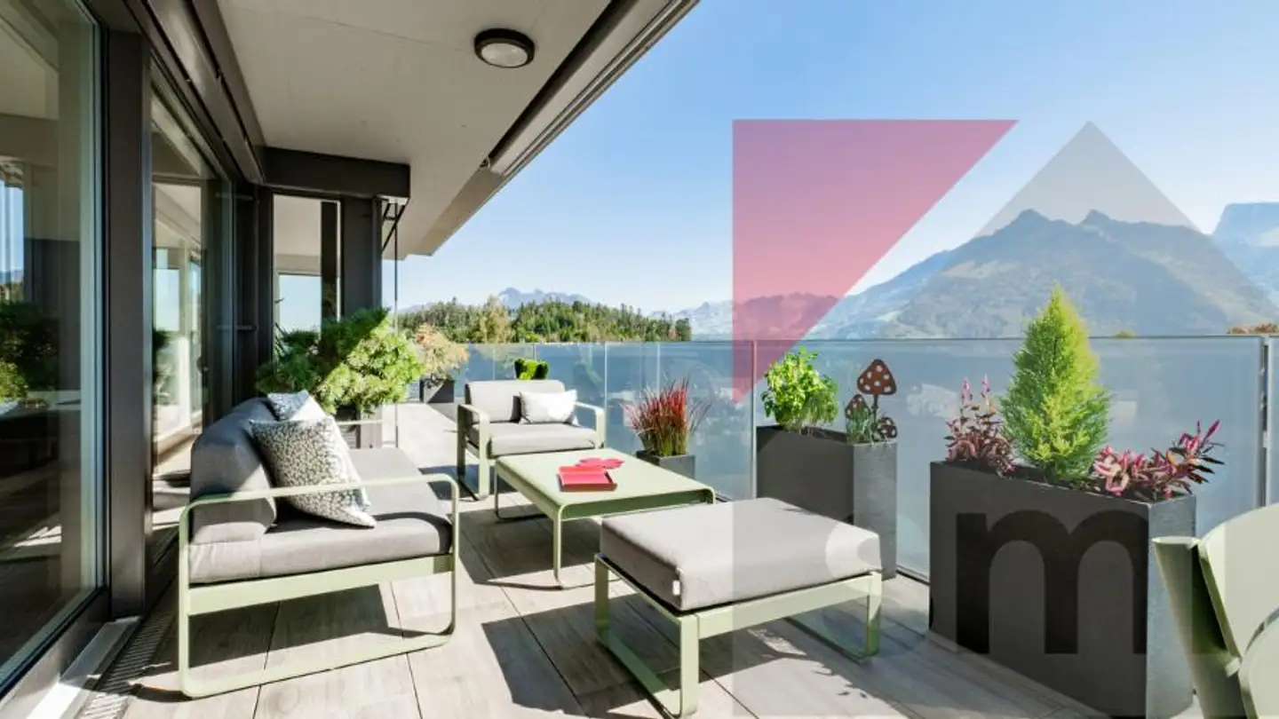 Penthouse for sale - 1661 Le Pâquier-Montbarry