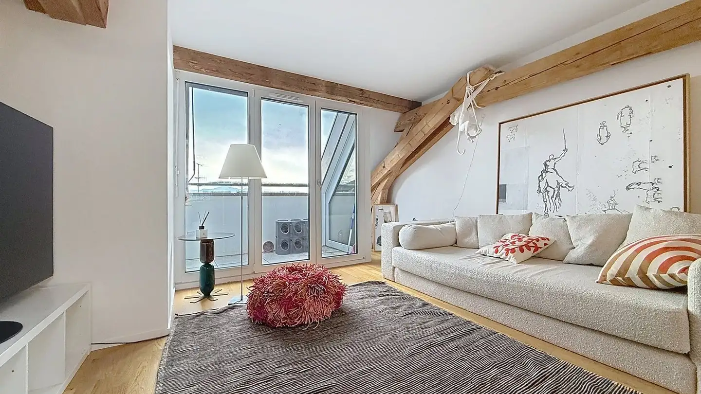 Dachgeschosswohnung mieten - Avenue De Cour 8, 1007 Lausanne - Foto 3