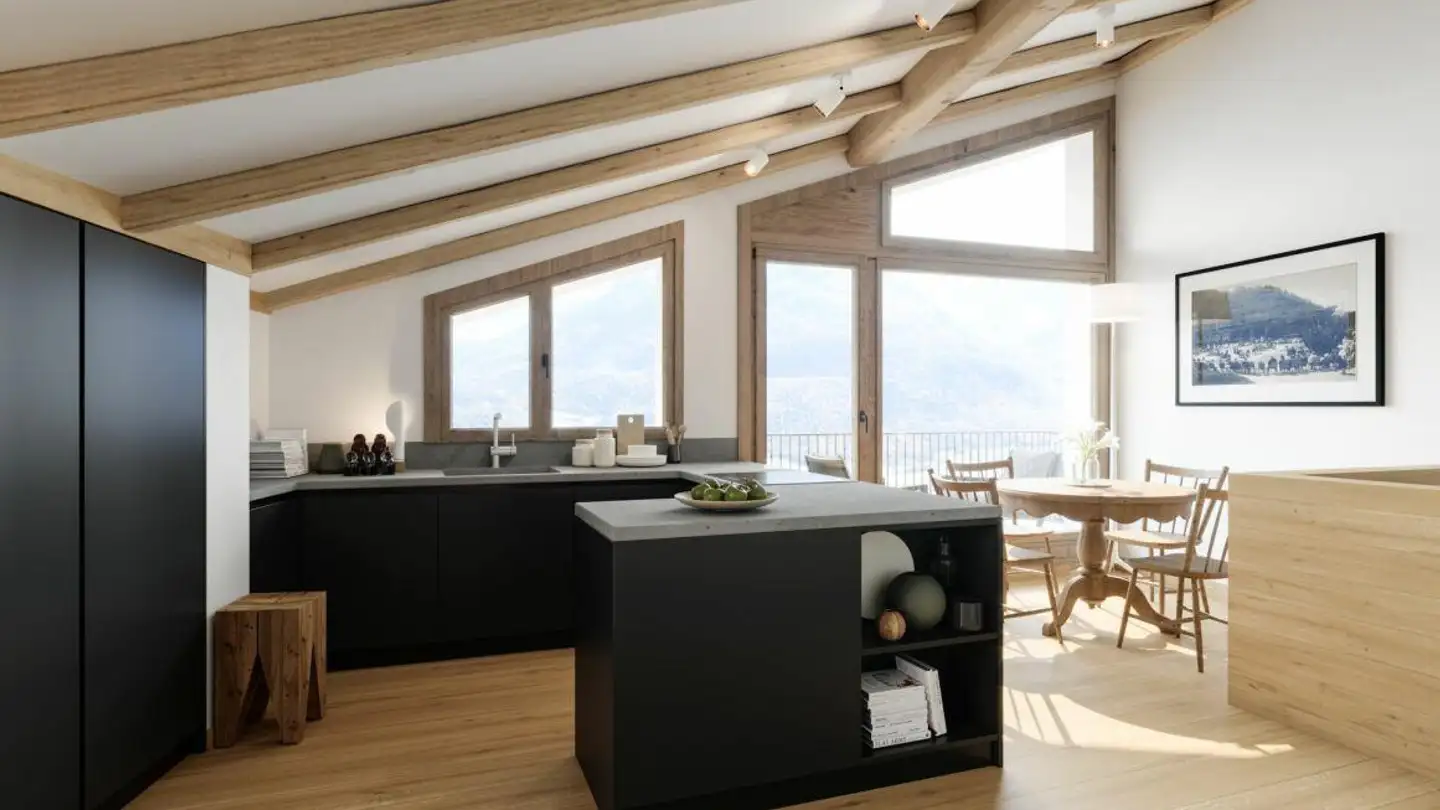 Attico in vendita - Giassa 12, 7482 Bergün/Bravuogn