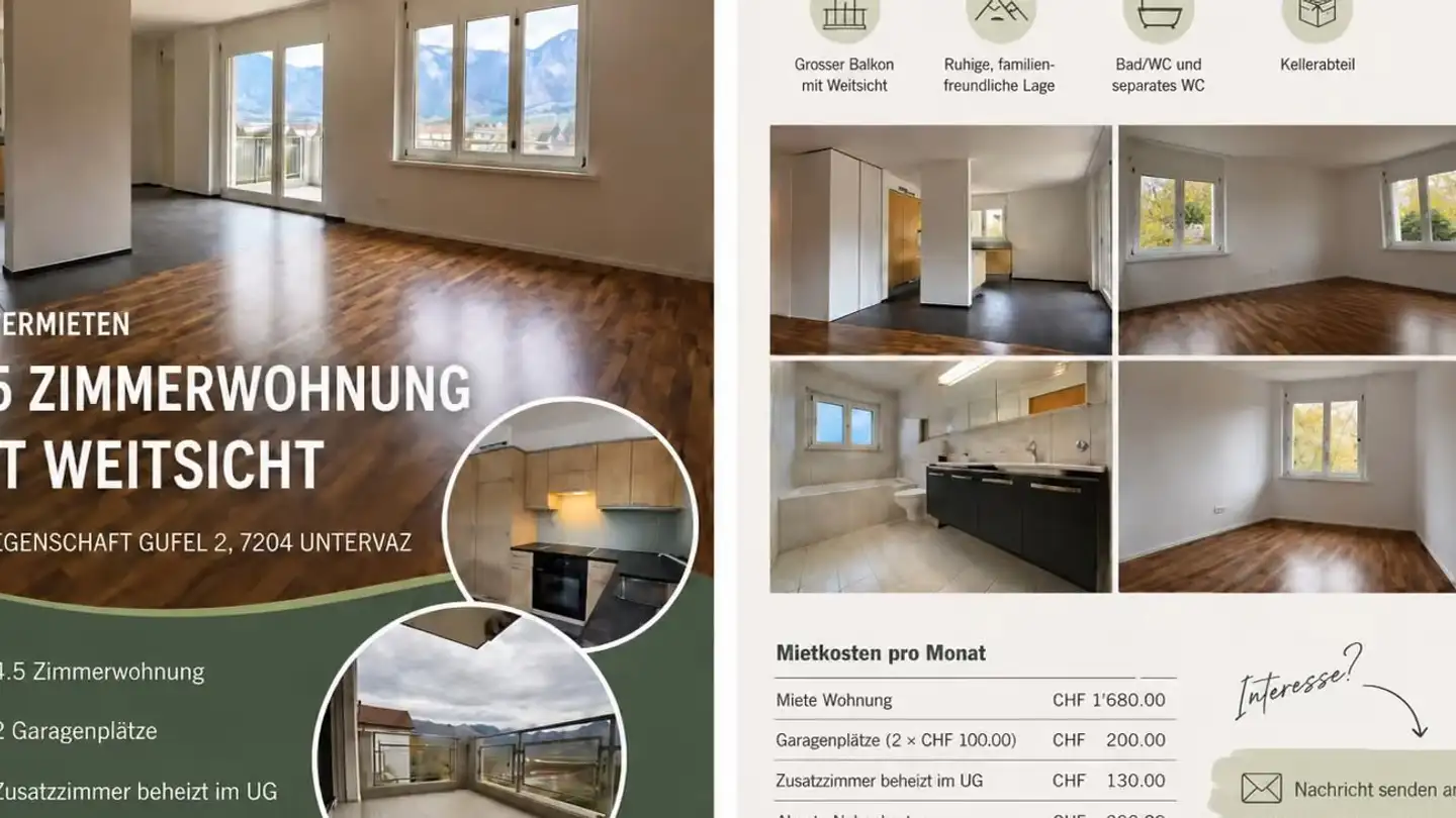 Appartamento in affitto - 7204 Untervaz