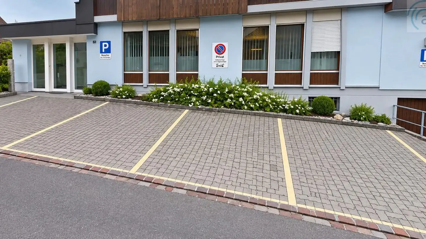 Parkplatz im Freien mieten - Adlerstrasse 2, 4312 Magden