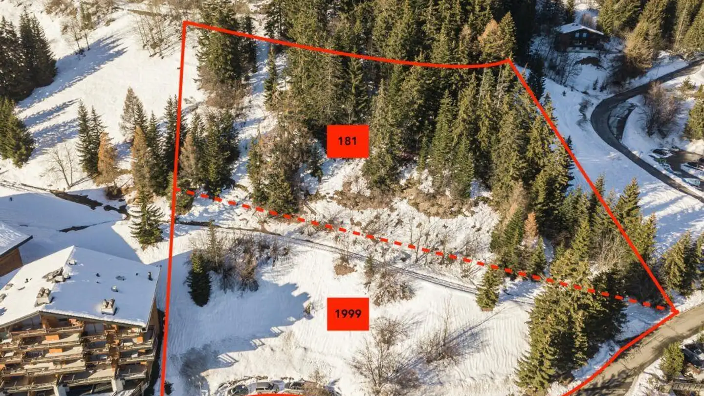 Constructible plot for sale - Route D'anzère, 1972 Anzère