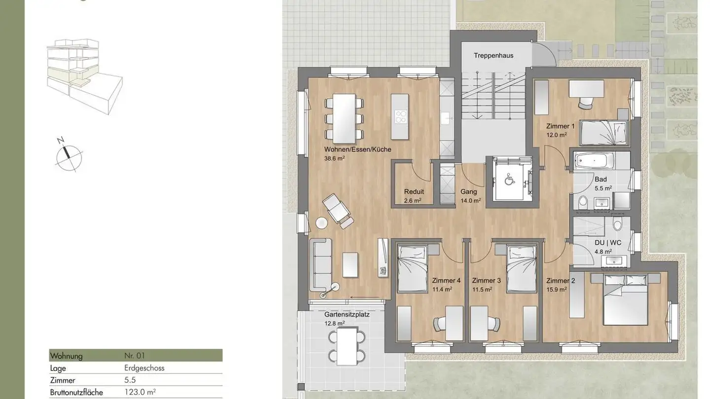 Appartamento in vendita - Schulstrasse, 6037 Root - Foto 2