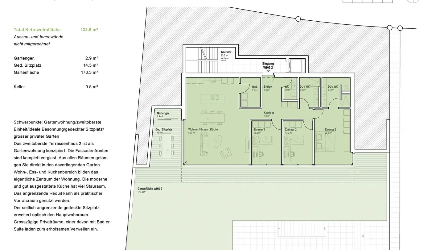 Maisonette-Wohnung kaufen - Höhewäg 12, 8197 Rafz - Foto 2