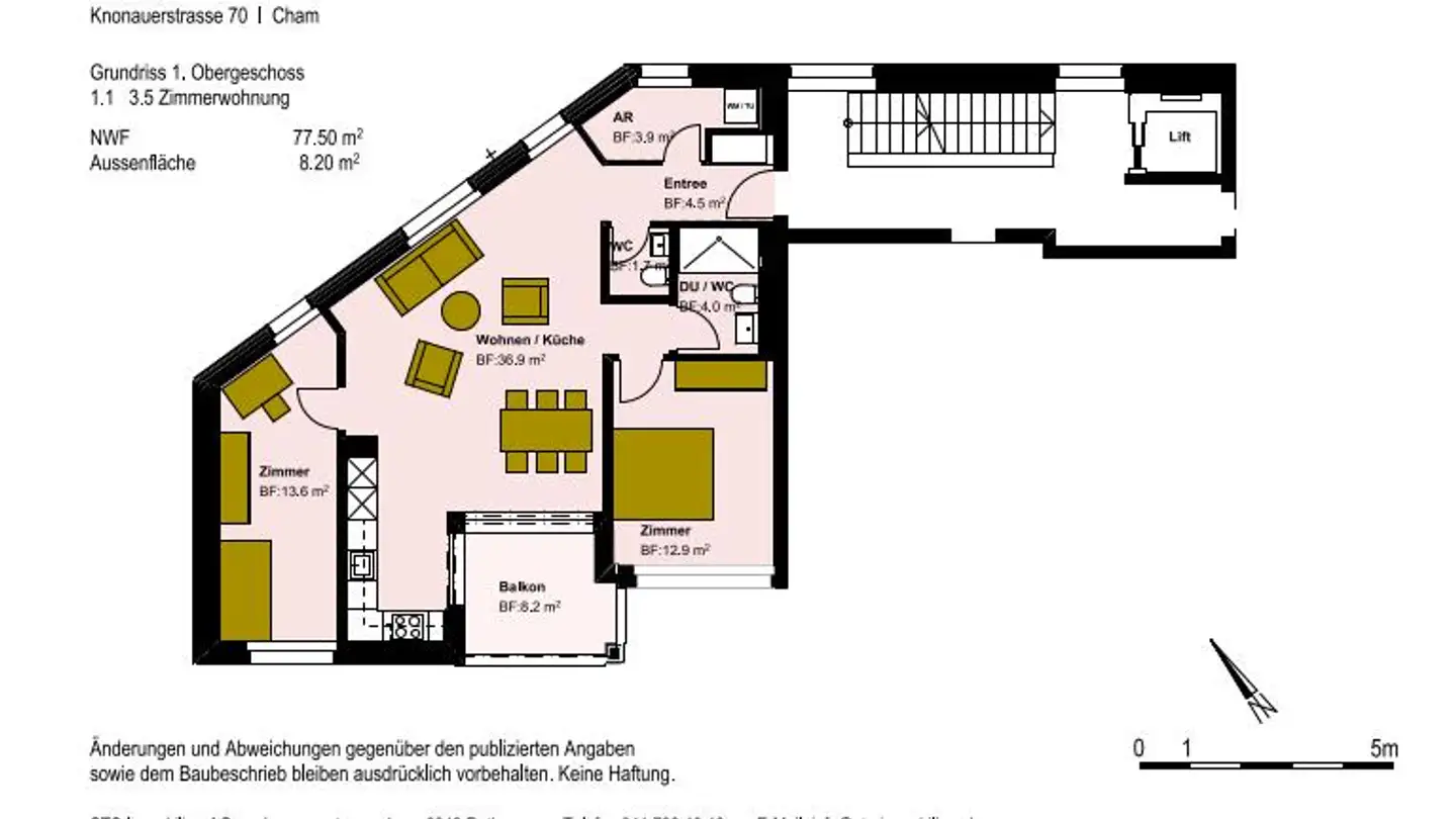 Apartment for rent - 6330 Cham