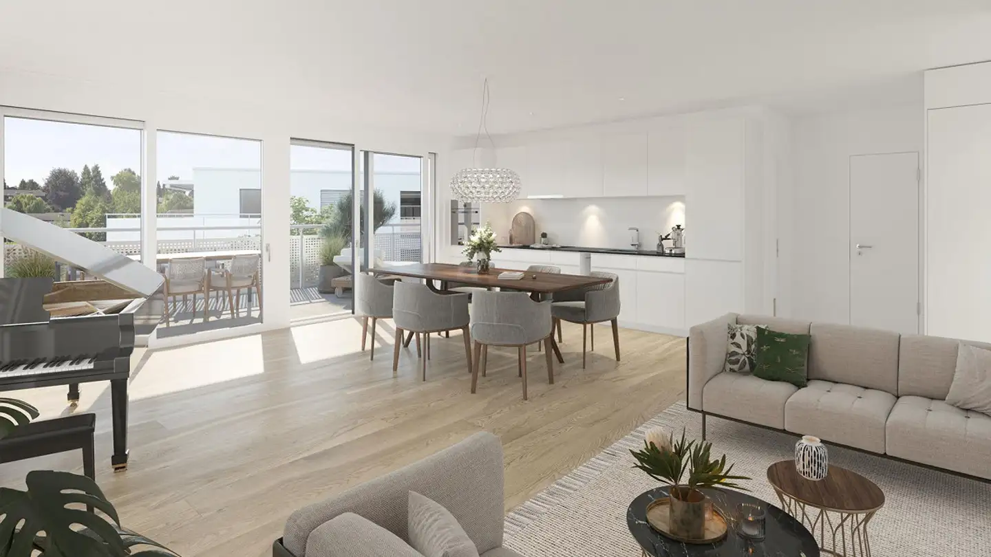 Attique à louer - Käsereistrasse 17, 9305 Berg SG - Photo 3