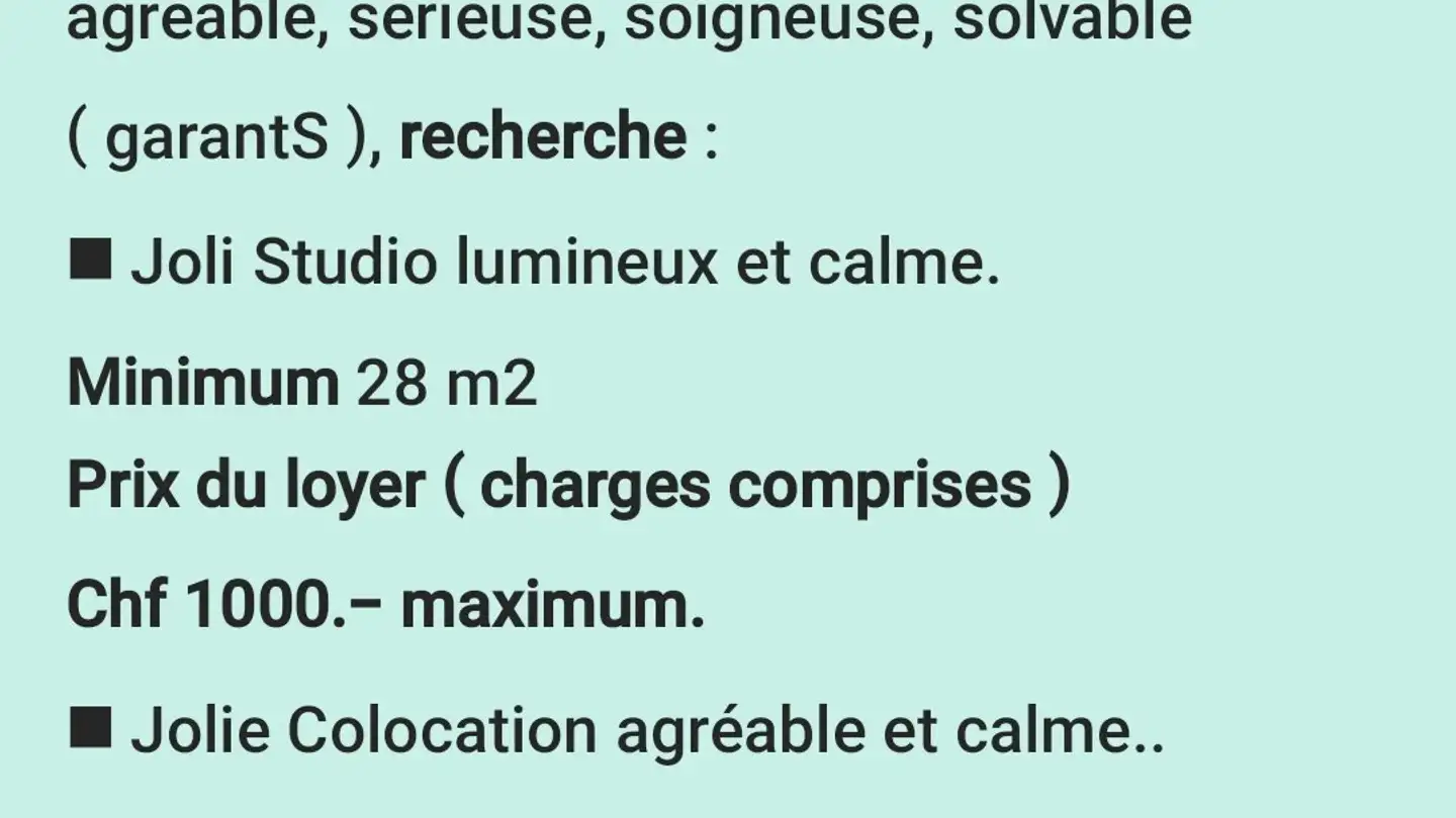 Single room for rent - 1006 Lausanne