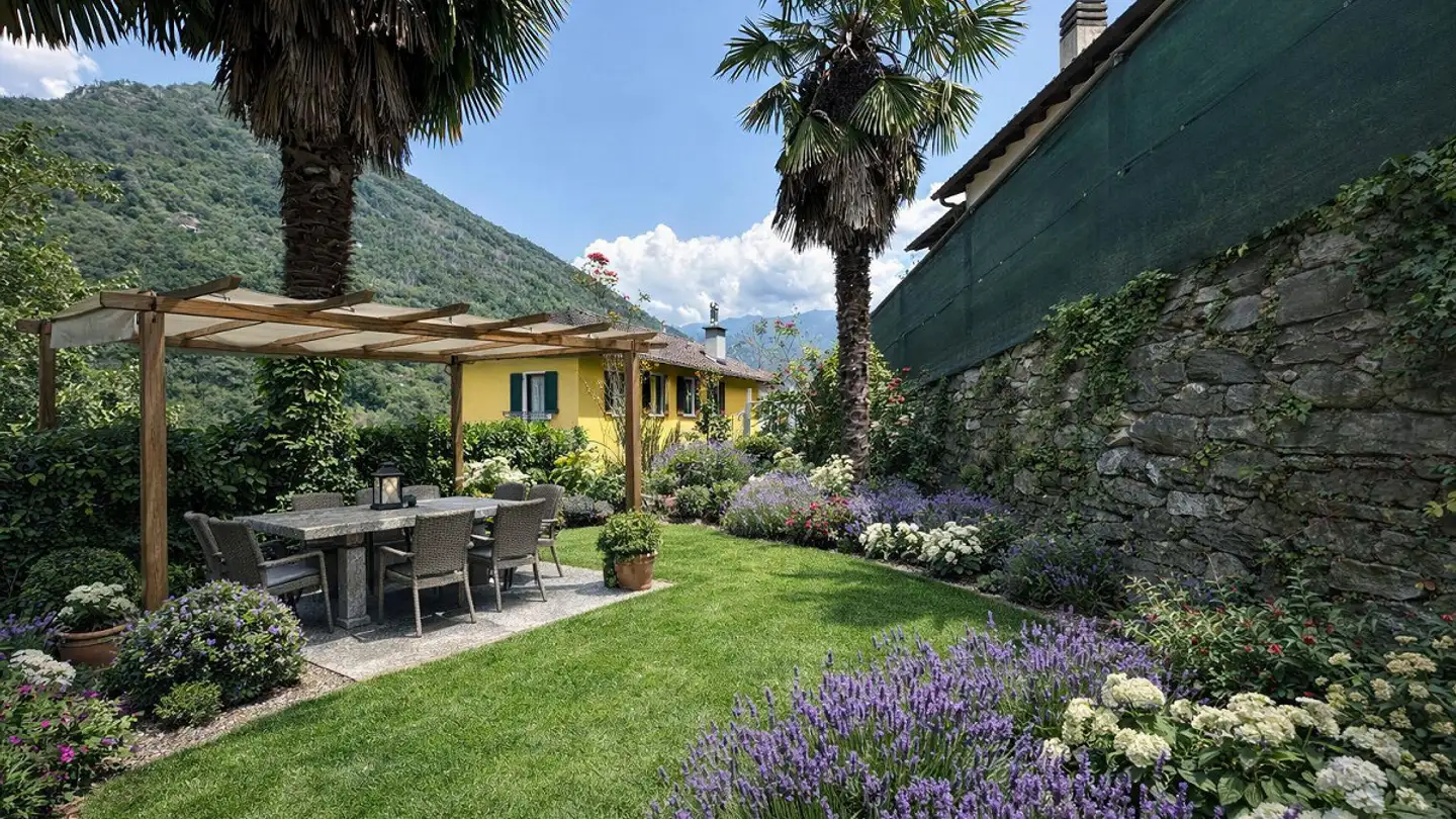 Maison jumelle à vendre - 6655 Intragna
