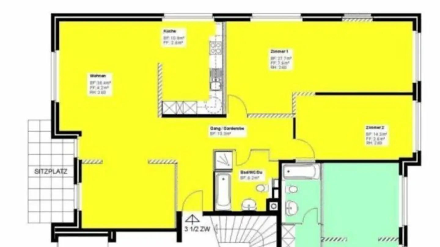 Apartment for rent - Sandbühlstrasse, 8620 Wetzikon ZH - Photo 2