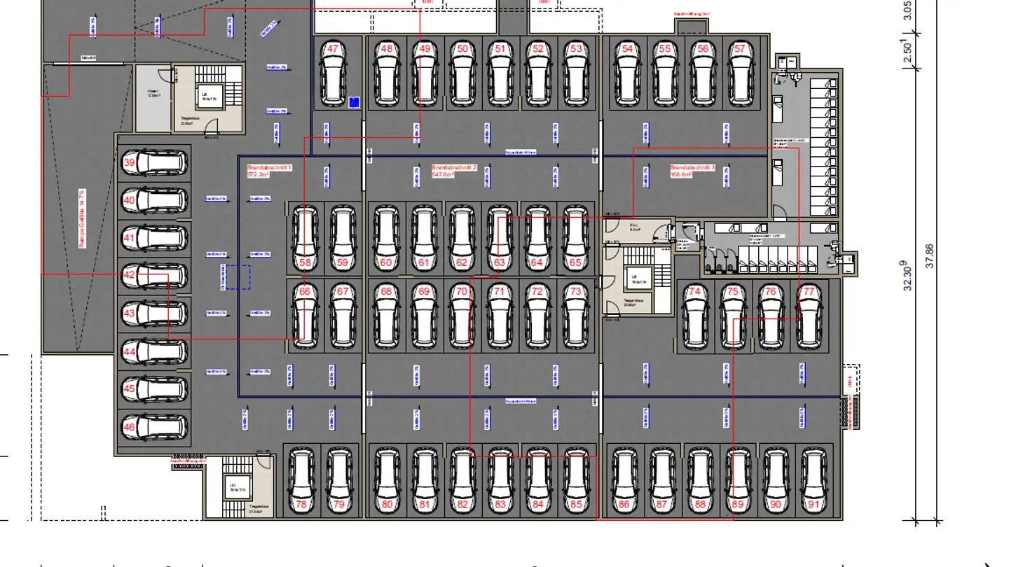 Underground parking space for sale - Zer Brigga, 3983 Filet