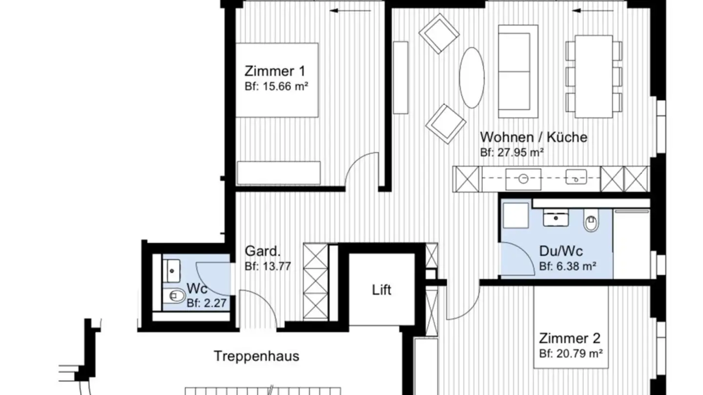 Appartement à louer - 8037 Zürich - Photo 3