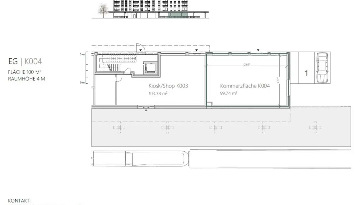 Commerciale in affitto - Plazza Staziun 6, 7013 Domat/Ems - Photo 3