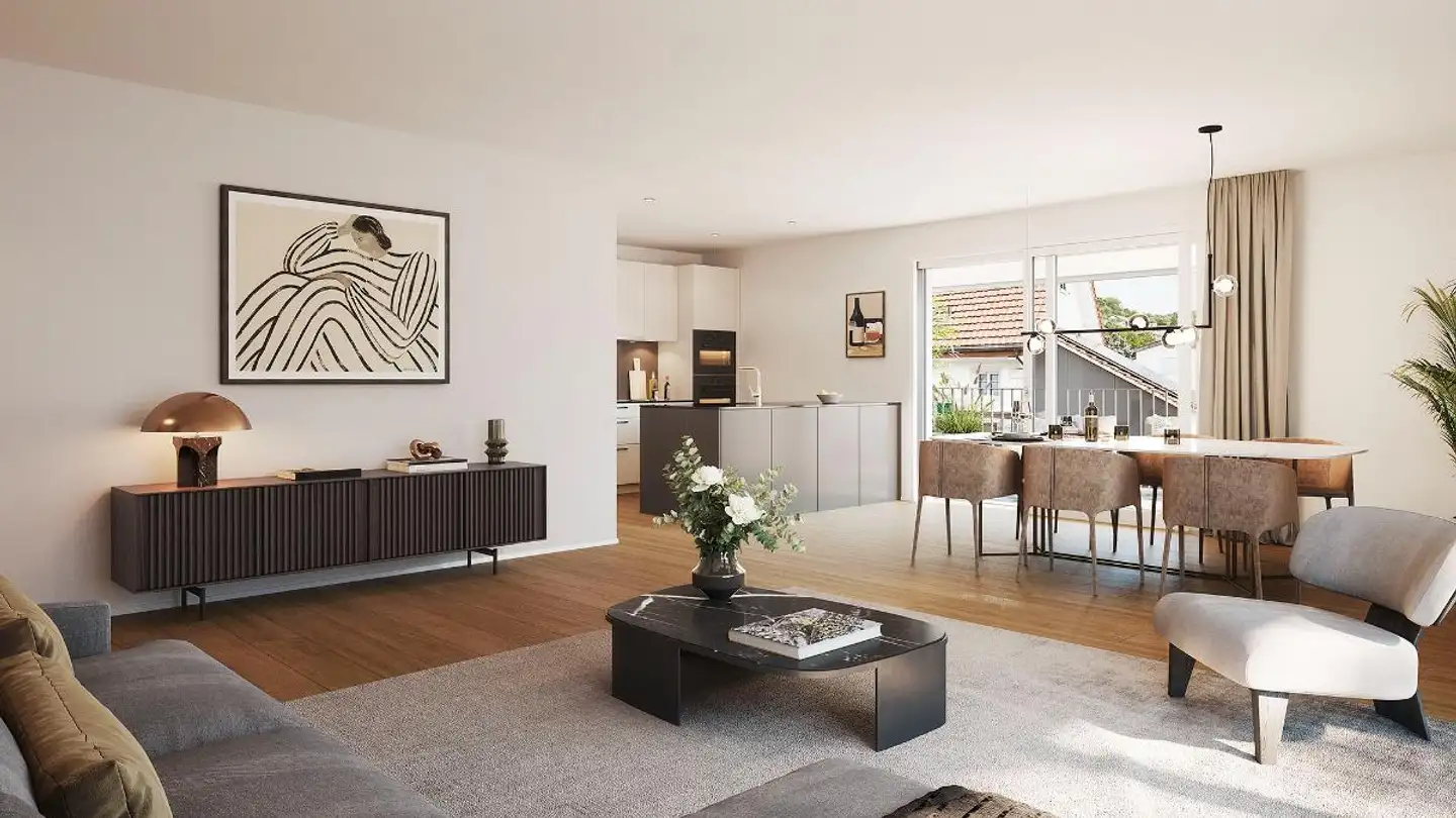 Attic flat for rent - Kohlenweg 25, 5303 Würenlingen - Photo 2