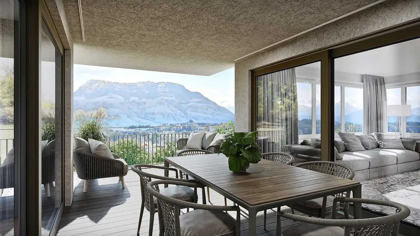 Dachgeschosswohnung kaufen - Schönaustrasse, 6044 Udligenswil - Foto 3