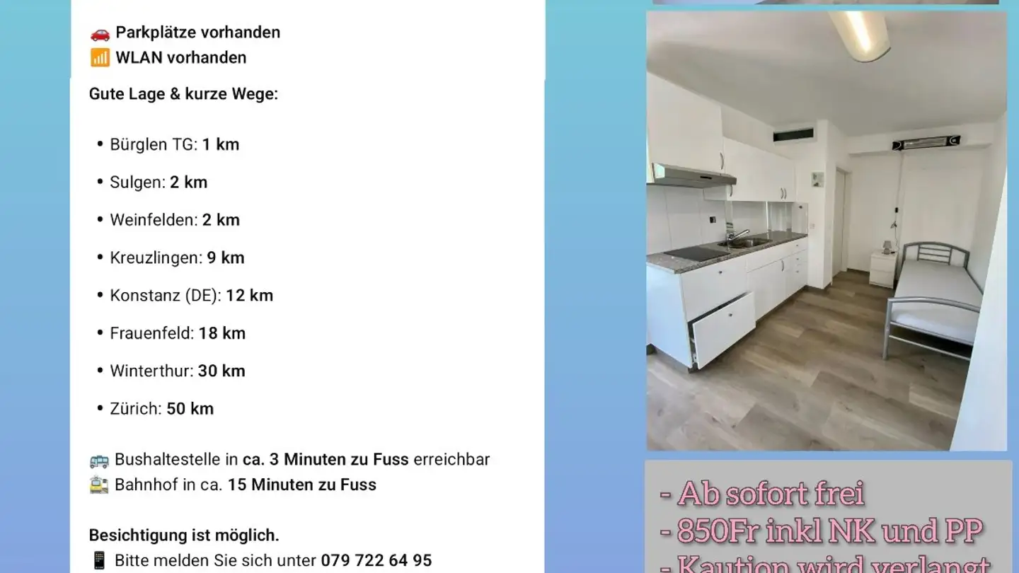 Apartment for rent - 8576 Mauren TG