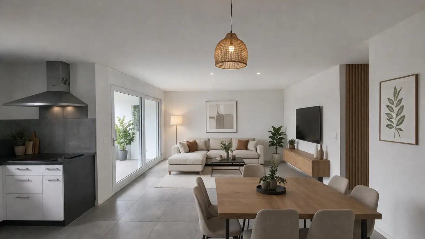 Appartamento in affitto - Chemin Du Champ-Vernard 6, 1775 Mannens