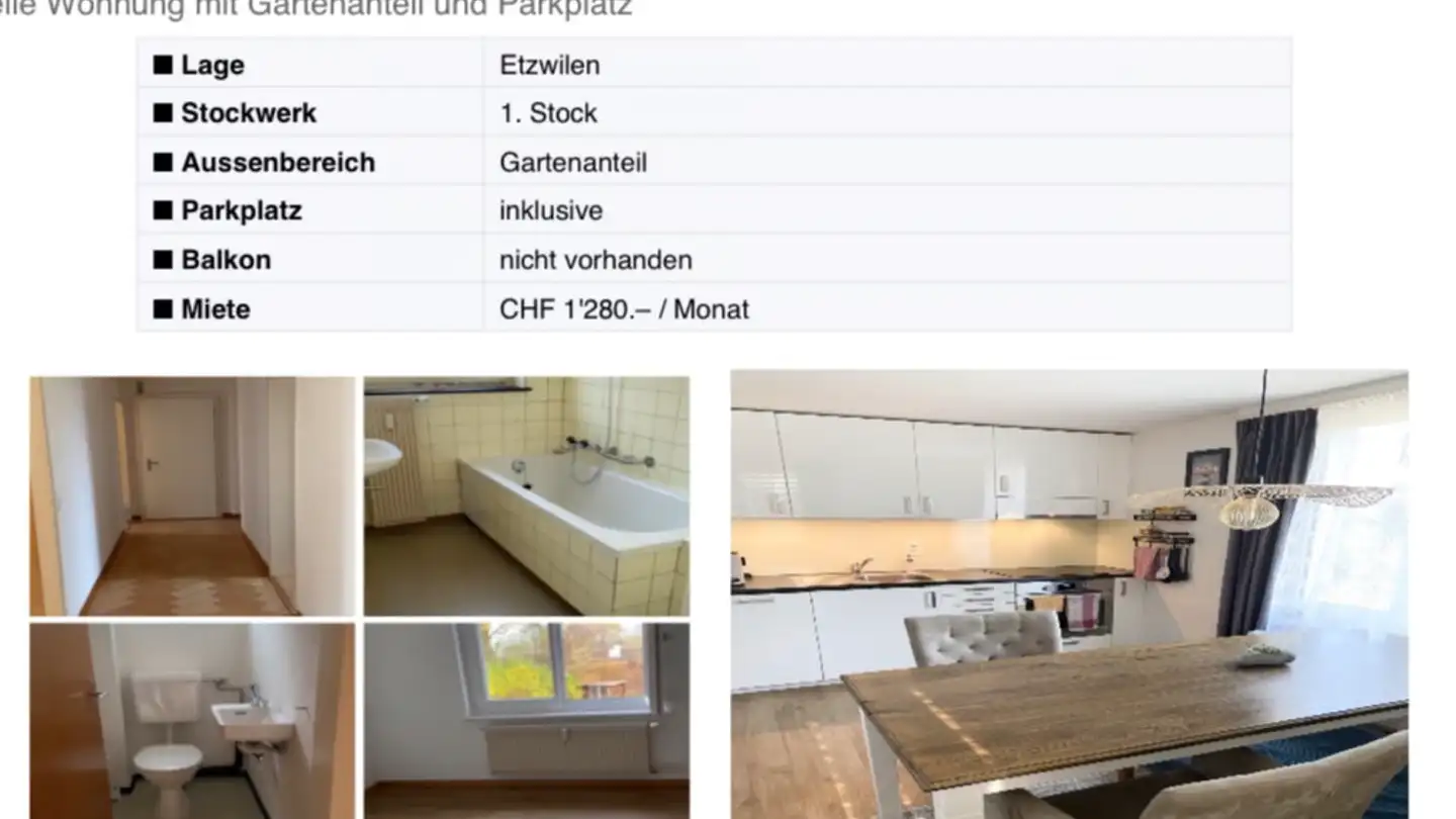 Apartment for rent - 8259 Etzwilen