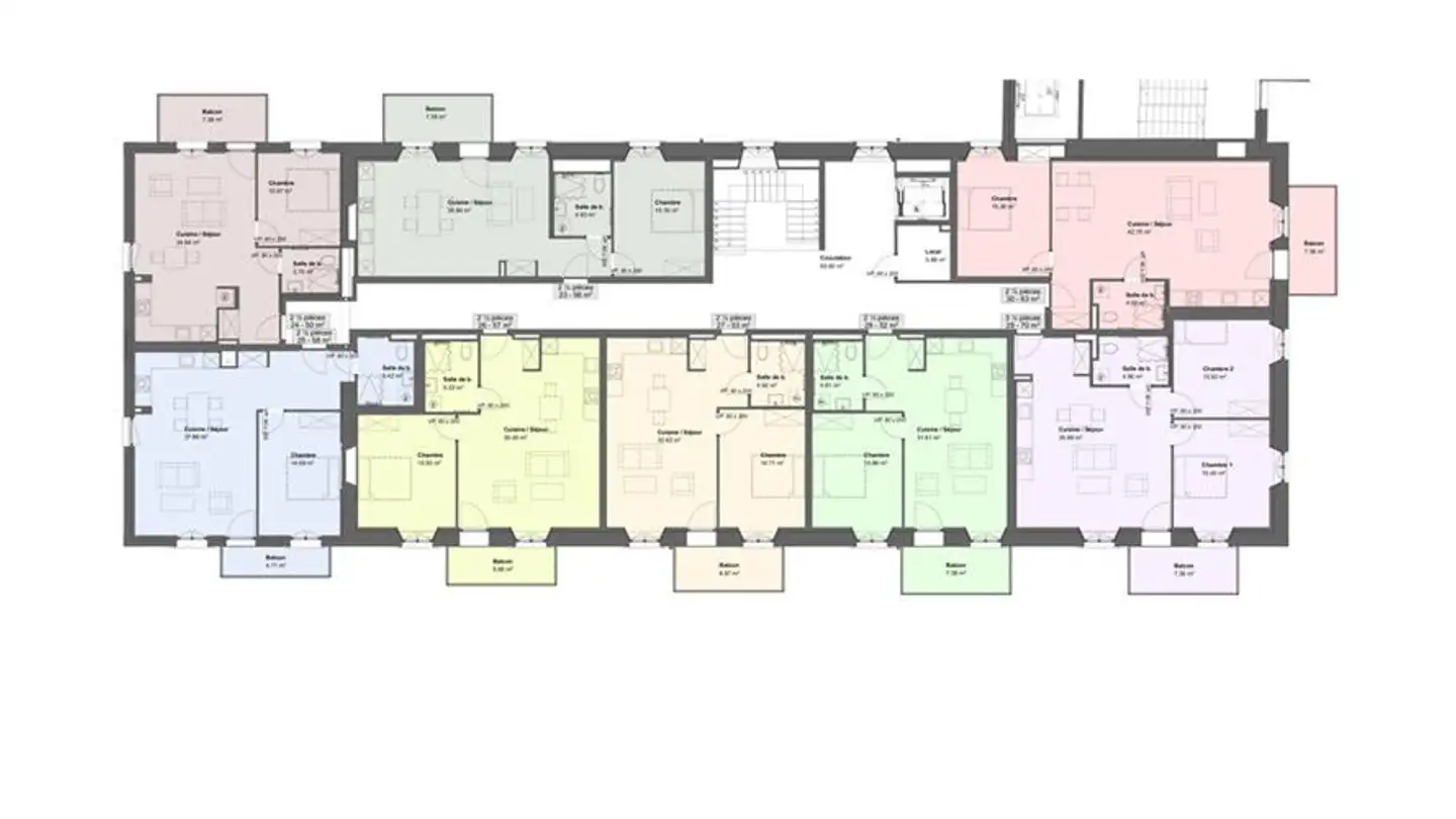 Apartment for rent - Avenue Léopold-Robert 145, 2300 La Chaux-de-Fonds - Photo 4
