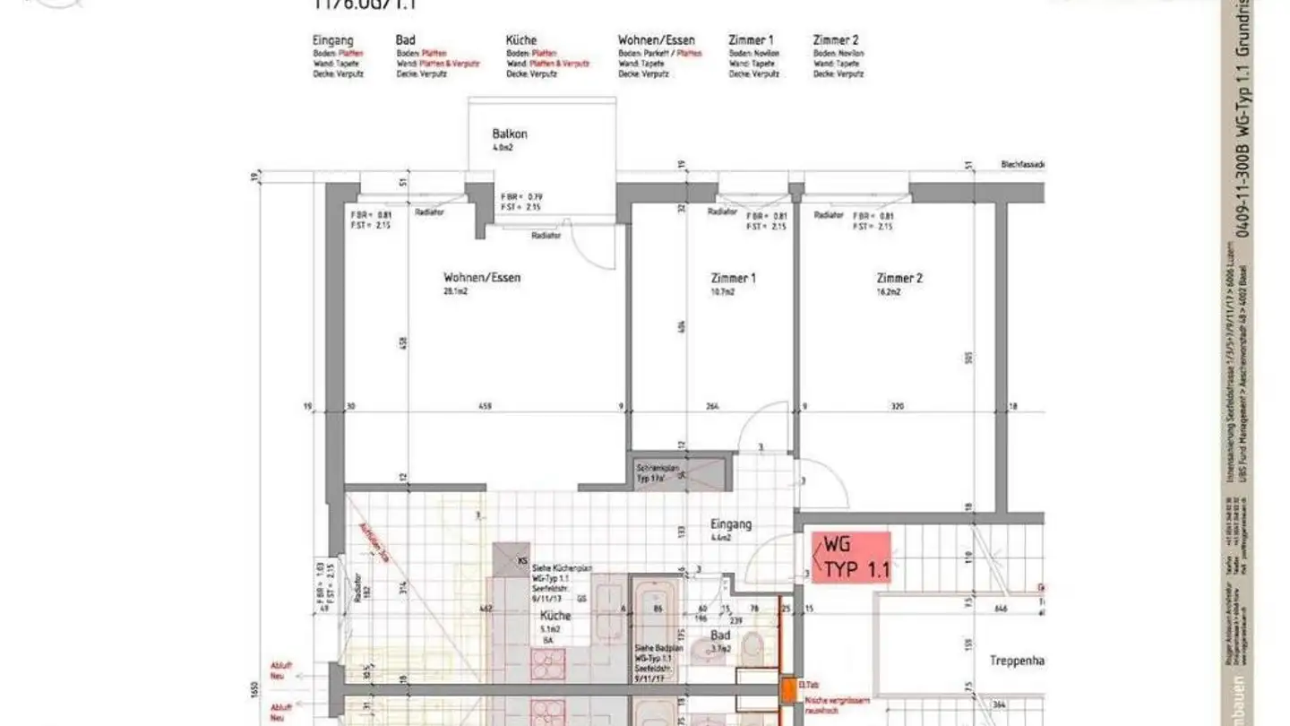 Wohnung mieten - Seefeldstrasse 11, 6006 Luzern - Foto 2